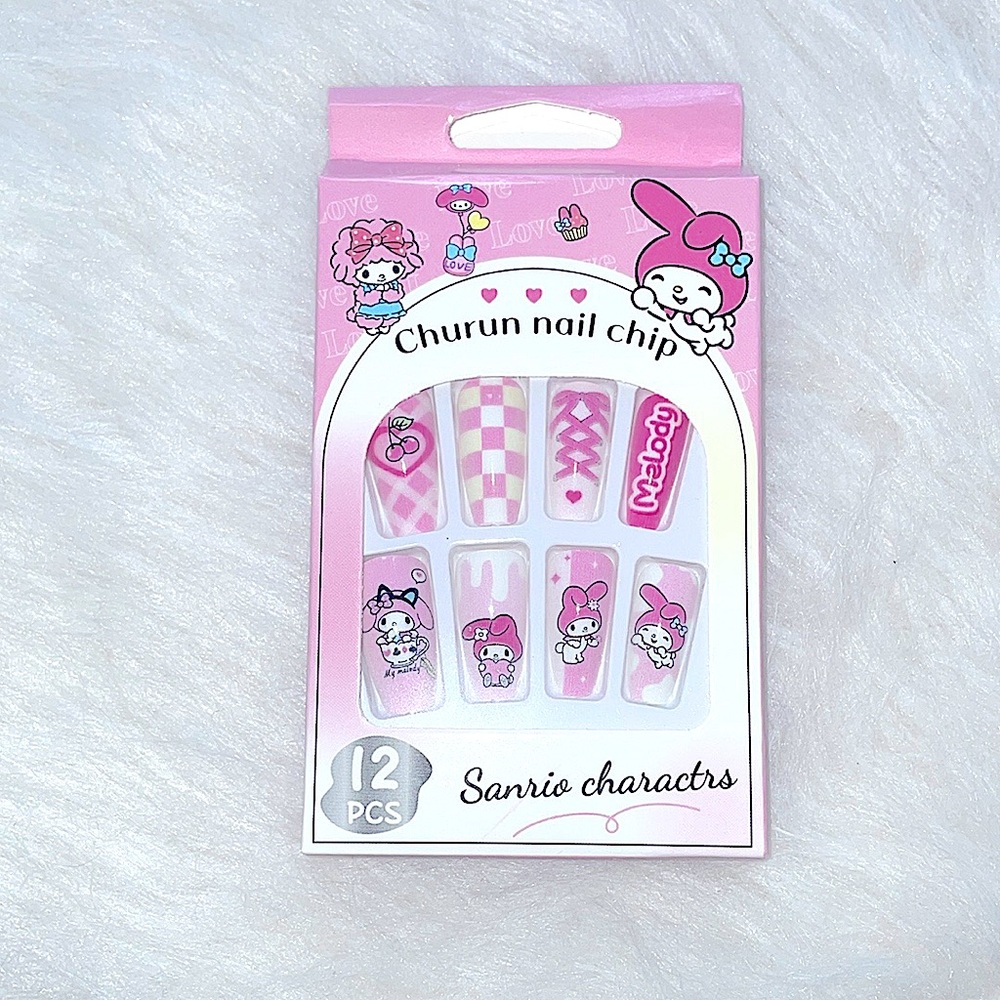My Melody Press On Nails Set